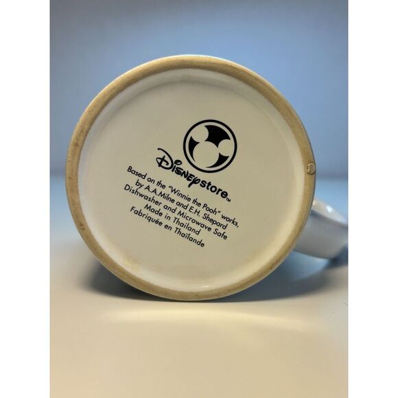 Tigger Disney Store Mug with Tigger's Tail Spring Boing Thailand Orange Interior - Picture 3 of 6